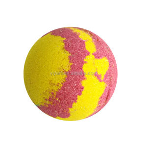 Natural fragrance bath bombs with toys ball shape fizzy bath bomb with gift ring inside
