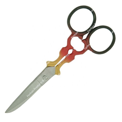 New High Quality Stainless Steel Fancy Handle Embroidery Scissors By Farhan Products & Co