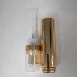 OEM Foam pump bottle  60ml 70ml 90ml 100ml Gold plating cleansing mousse bottle PET plastic shampoo bottle