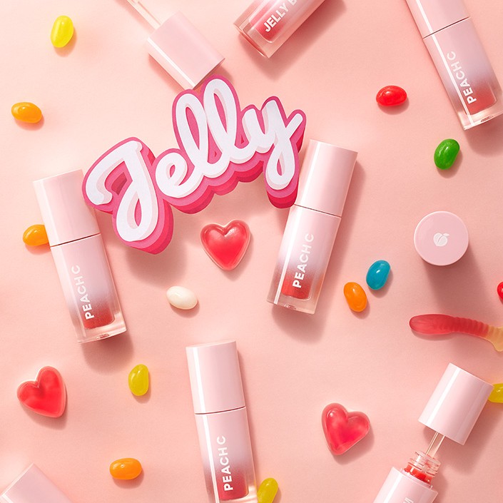 (Peach C) Jelly Beam Tint [Heart Feel] 2g