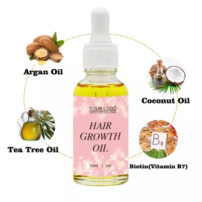 Private Label Organic Natural African Black Women with Rosemary Oils for Hair Growth Oil