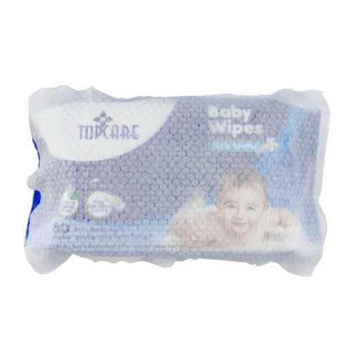 Professional wholesale best quality viscose cross pearl disposable baby wet  wipes