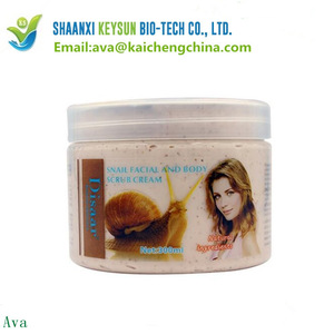 Recommend private label cosmetic beauty product skin care almond body scrub for exfoliator