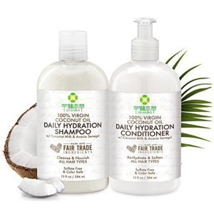 Smooth and shiny coconut hair treatment growth hair oil