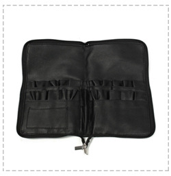 Studio color makeup teachers fan-pack multi-function makeup with 22 high-capacity PU cosmetic brush bag empty bag