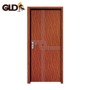 Supply in china white color interior wpc door with door frame