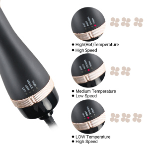 ULELAY OEM ODM Professional 3 In 1 Hair Dryer & Volumizing Brush Stock One Step Hair Dryer And Styler Electric Hot Air Brush