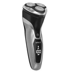 US STOCK NPET ES8109 Electric Shaver Razor for Men  USB Rechargeable Electric Razor, IPX7 Waterproof Wet & Dry Rotary Shavers