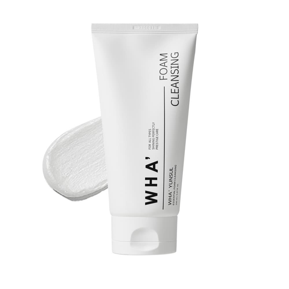 WHAYUNSUL ESSENTIAL FOAM CLEANSING,Rice husk extract, whitening, removal of no substance, deep clean