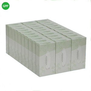 White 2 Ply Flat Box Facial Tissue