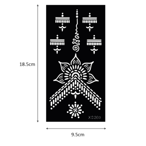 XS200 Beautiful pattern hot sale tattoo sticker tattoo mold