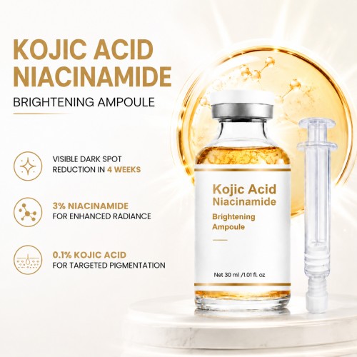 Wholesale PDRN Vitamin Ampoule Glow Brightening Strengthen Skin Barrier Hydration Moisture Plumping Serum