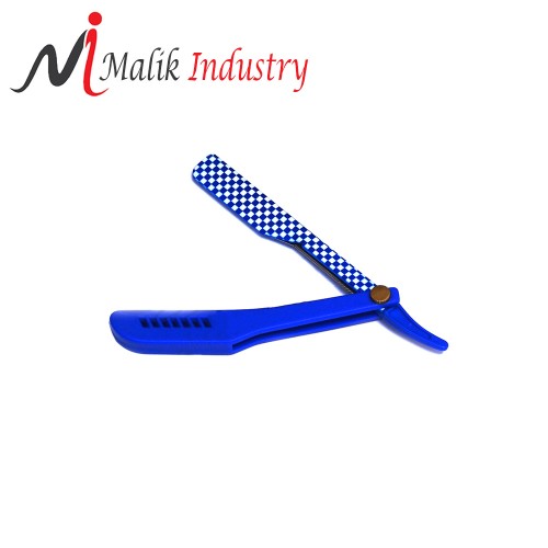 Custom Made High Quality Barber Straight Shaving Razor Cut Throat Folding Knife Plastic Handle