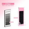 Handmade Lash 0.07 C Curl 8-15mm Single Length Natural Long Matte Black False Extensions