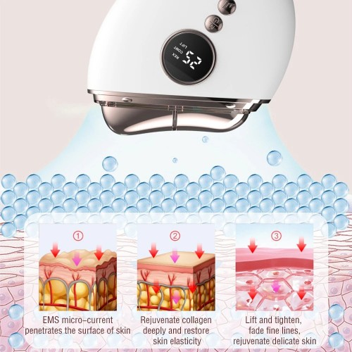 2026 New 5-Speed Variable Frequency Gua Sha Beauty Device Facial Lifting Firming Deep Infusion Neck Massage