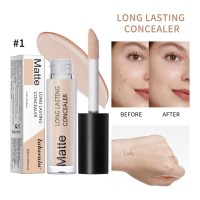 Lakerain Liquid Concealer, Moisturizing Hydrating Formula, Oil‑Control Long‑Lasting Wear, Natural Dewy Finish, Non‑Drying Skin‑Friendly Face Concealer