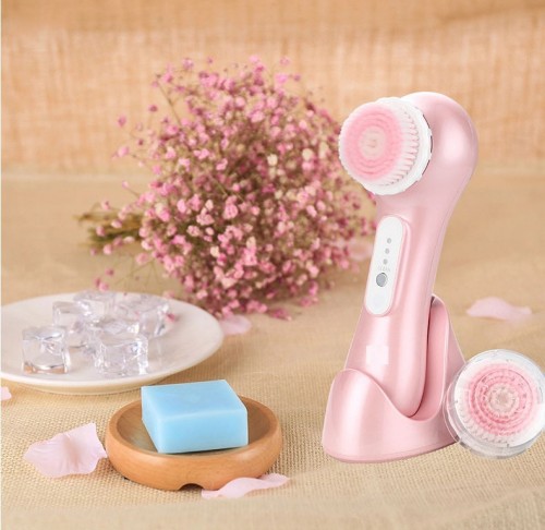 Facial cleansing brush silicone / 2020 New Top Quality facial cleansing brush silicone rechargeable private label Multi-Functional Beauty Equipment