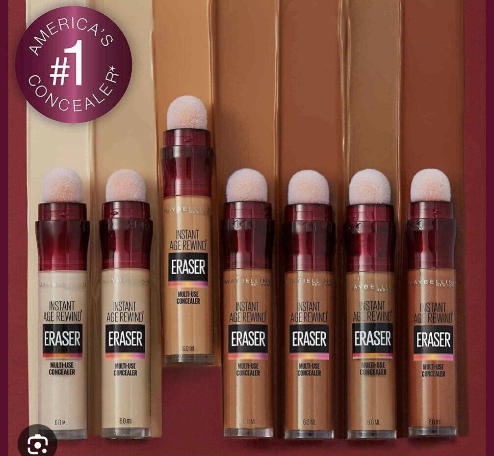 Maybelline Instant Age Rewind Eraser Dark Circles Treatment Multi-Use Concealer, 110, 1 Count