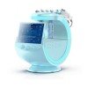 SA-HP05 7 in 1 Ultrasonic RF Skin Scrubber Microdermabrasion Aqua Facial Machine with skin analysis system