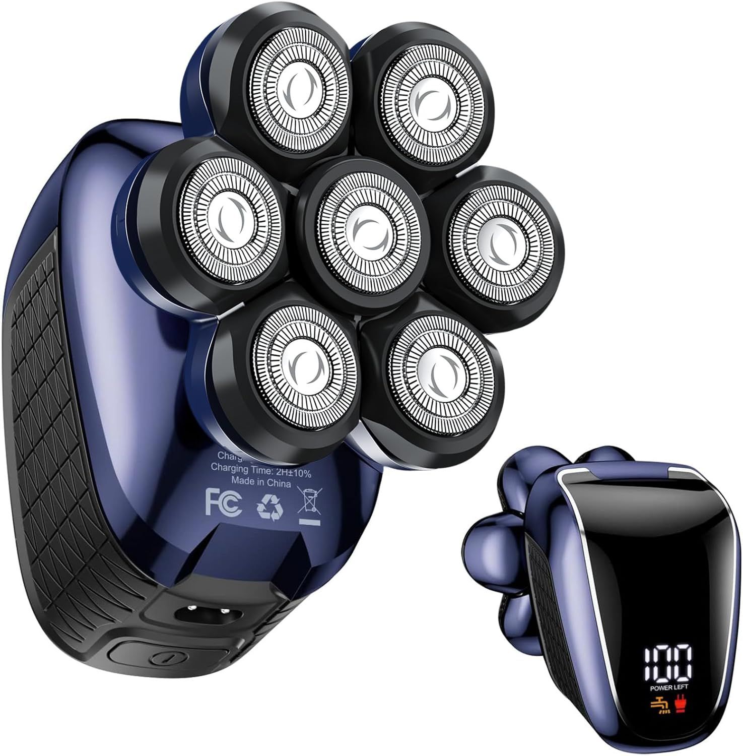 FANKE Waterproof Cordless Electric Shaver 5 in 1 Rechargeable Electric Shaver Wet and Dry Men's Grooming Kit