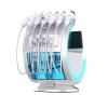 SA-HP05 7 in 1 Ultrasonic RF Skin Scrubber Microdermabrasion Aqua Facial Machine with skin analysis system