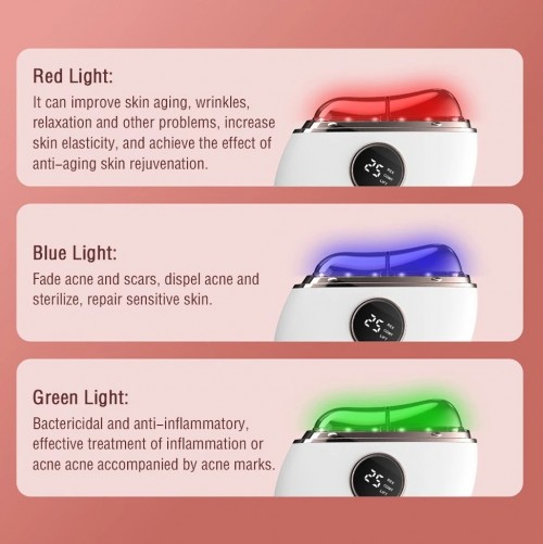 2026 New 5-Speed Variable Frequency Gua Sha Beauty Device Facial Lifting Firming Deep Infusion Neck Massage