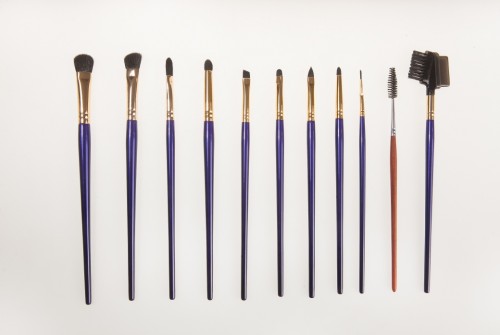 Custom Luxury 20PCs Blue Makeup Brush Set
