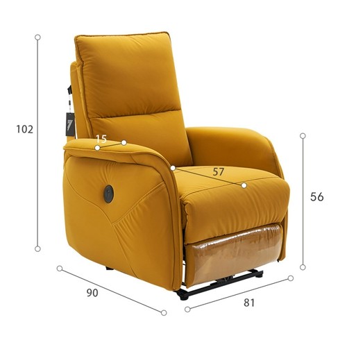Space Capsule Sofa Technology Fabric Single Electric Rear Reclining Sofa Multifunctional Reclining Chair