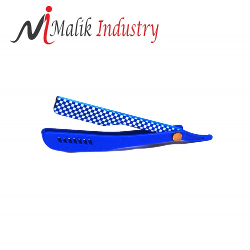 Custom Made High Quality Barber Straight Shaving Razor Cut Throat Folding Knife Plastic Handle