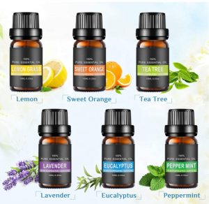 100% Pure Aromatherapy Essential Oils Lavender Lemongrass Tree Aroma Oil Massage Relax Aromatic Oil