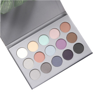 2021wholesale 15 color eyeshadow palette private label nude cheap eyeshadow palette