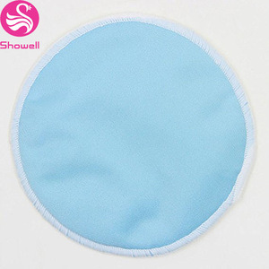 Amazon Supplier High Quality Reusable Washable rounds Bamboo Cotton fleece makeup Remover Pads with Hook