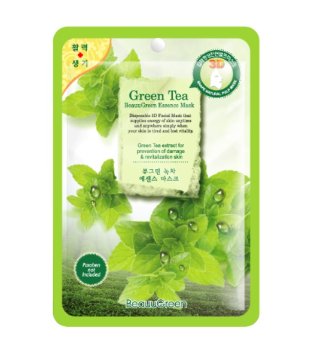 (BeauuGreen) Green Tea 3D Essence Mask 23g