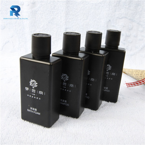 Best western hotels body lotion with black plastic bottle