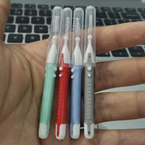 Biodegradable bamboo dental box gum soft interdental brush toothpick