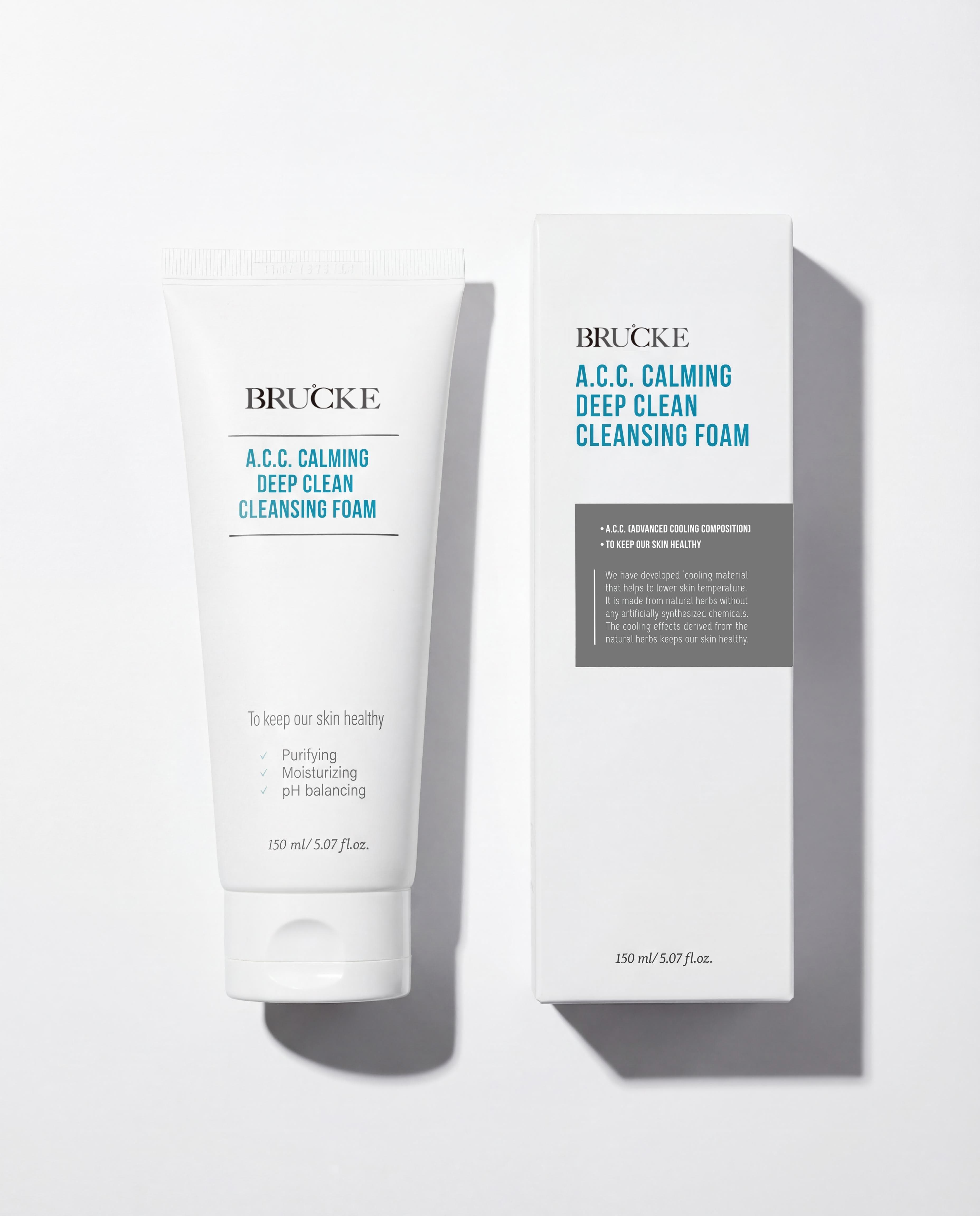 BRUCKE ACC Calming Deep Clean Cleansing Foam