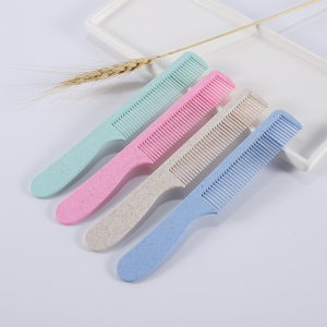 Cheap Personalized Biodegradable Wheat Straw Plastic Comb Anti Static Hair Comb