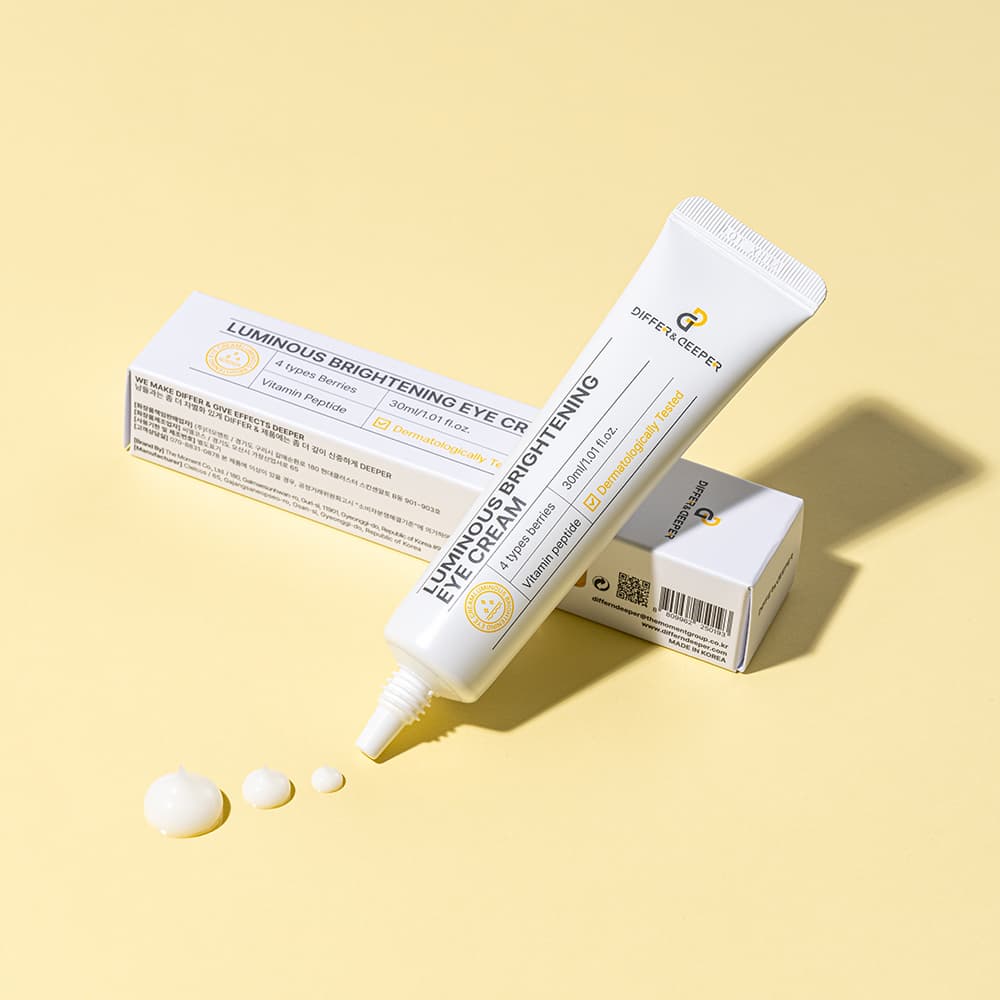 CPNP_DIFFER&amp;DEEPER Luminous Brightening Eye Cream, Full Face Eye Cream, Vitamin peptide
