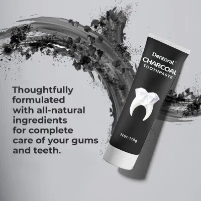 Dentoral Teeth Whitening Dental Care 110g Bamboo Charcoal Toothpaste