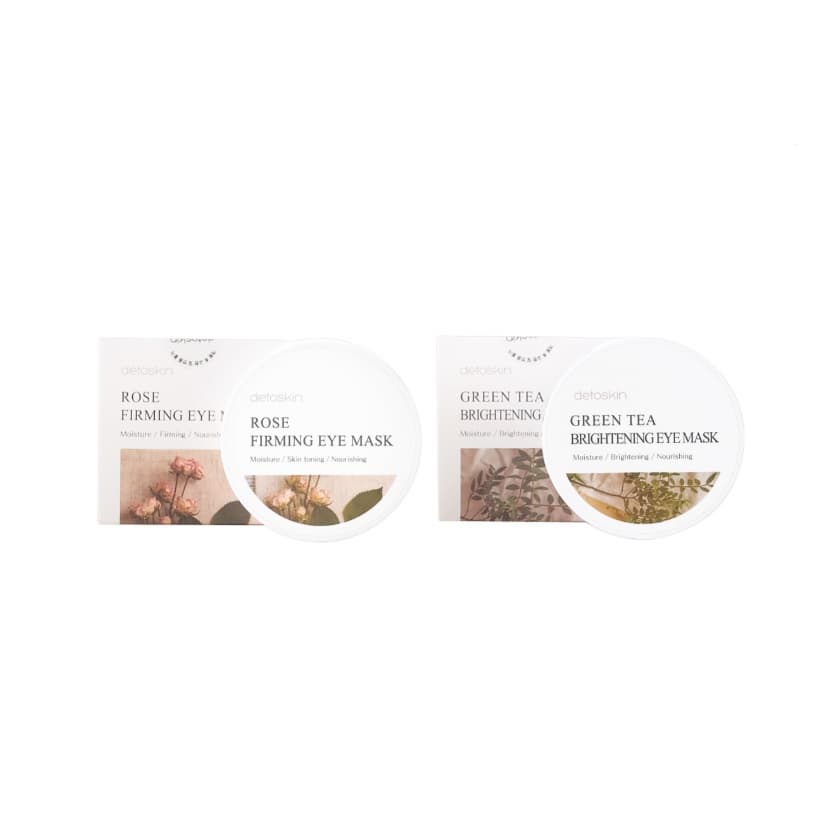 DETOSKIN HYDROGEL EYE MASK (GREEN TEA/ROSE)