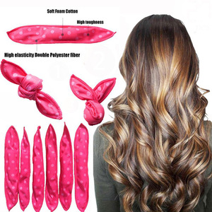 DIY Hair Styling Tools Soft Sleep Foam Pillow Hair Curler Roller