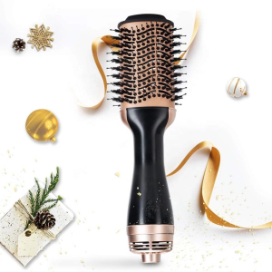 Drop shipping hair dryer brush hair Volumizer hot air brush one step hair dryer hot comb electric comb 1000W ceramic blow dryer