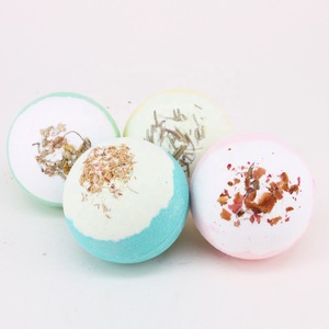 Dry Flower Bath Ball Gift Box Set  Bath Salt Ball Fizzy