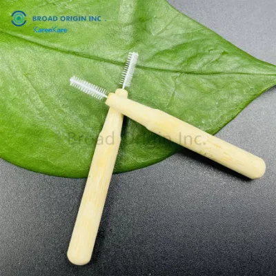 Eco Friendly Biodegradable Bamboo Toothpick Biodegradable Bamboo Interdental Brush