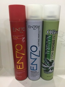 enzo professional beauty hair care products styling hair spray oem/private  label - Guangzhou Lianshang Cosmetic Firm | BeauteTrade