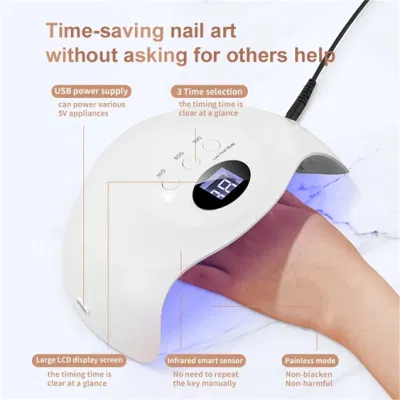 Factory Wholesale OEM/ODM High Quality Portable LCD Screen LED UV Nail Lamp for Salon