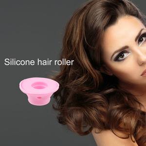 Foldable silicone heated easy hair rollers