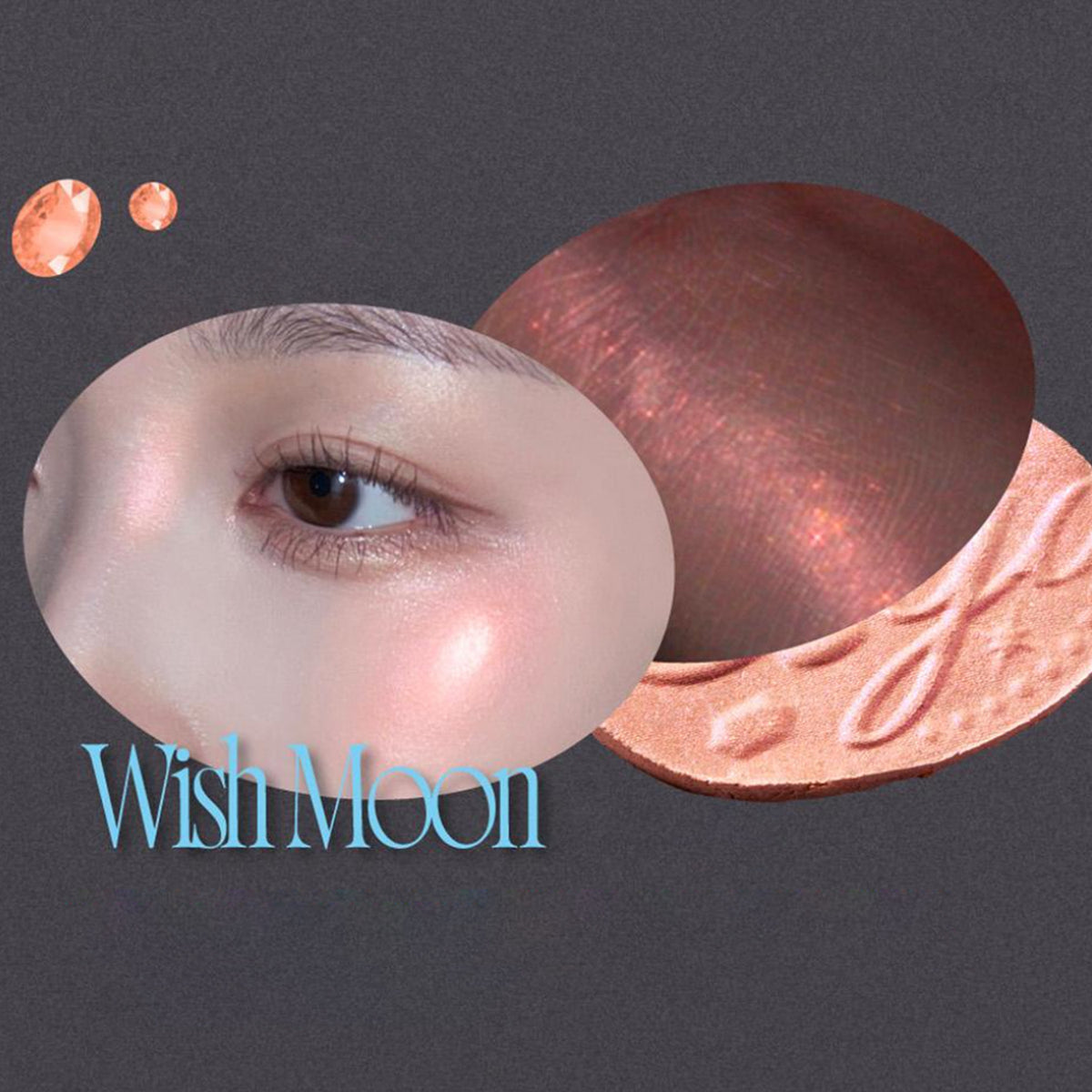 (Fwee) Glitz Stone Highlighter [Hl08 Wish Moon] 5.5g