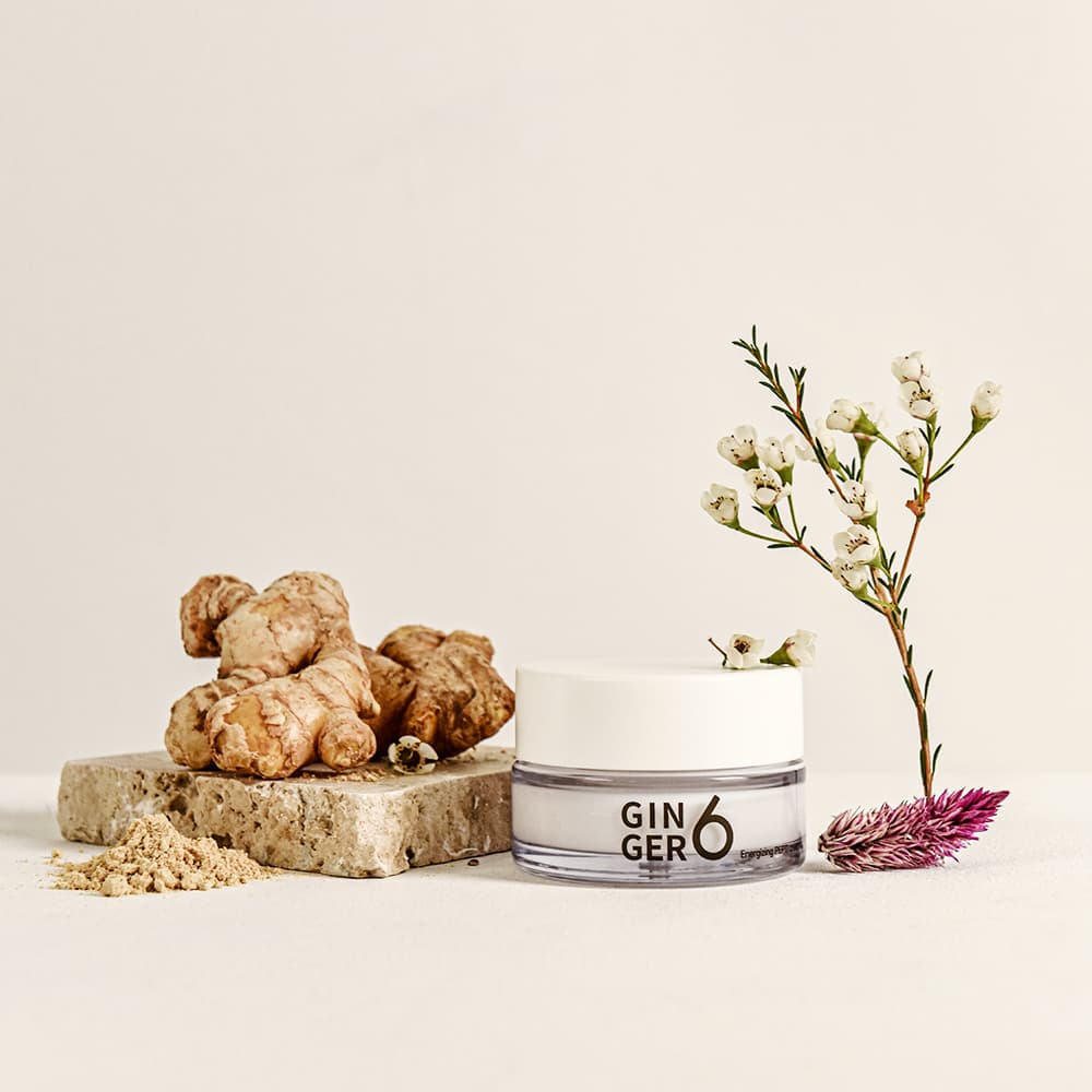 GINGER6 Energizing PEPTI cream Skin care, night cream, elastic cream, basic cosmetic
