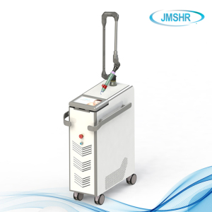 high technology vertical changeable frequency Q switch nd yag laser tattoo removal machine 1064nm 532nm wavelength